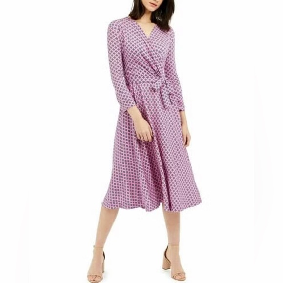 Weekend Max Mara Dresses & Skirts - Weekend Max Mara Midi Wrap Dress with Self Tie